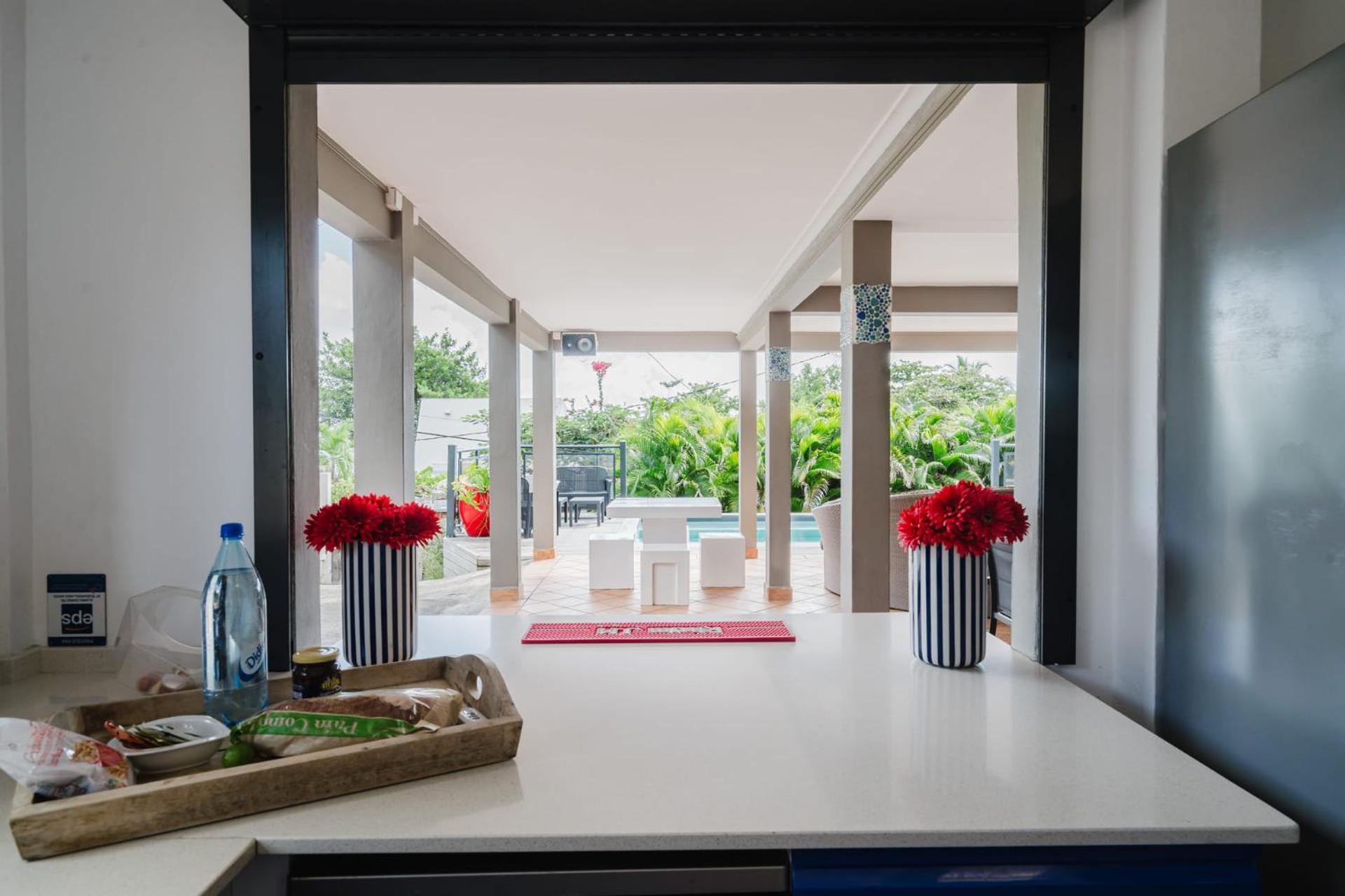 Villa Kaléna : 4 ch, plage à 50m, vue mer Le Diamant Extérieur photo