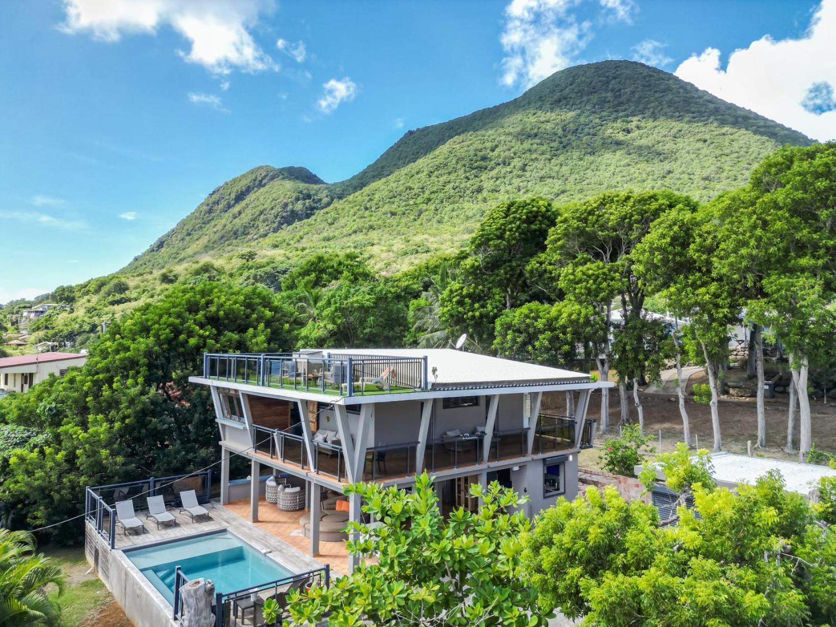 Villa Kaléna : 4 ch, plage à 50m, vue mer Le Diamant Extérieur photo
