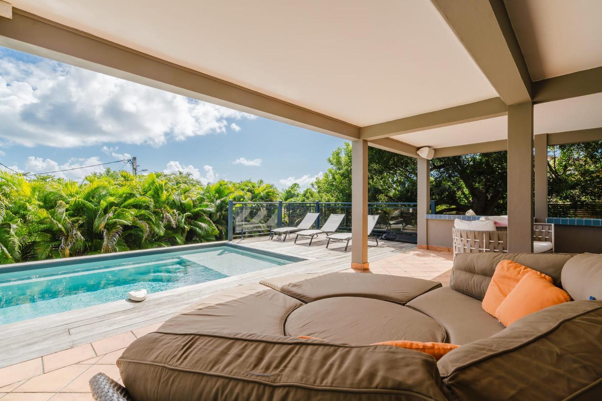 Villa Kaléna : 4 ch, plage à 50m, vue mer Le Diamant Extérieur photo