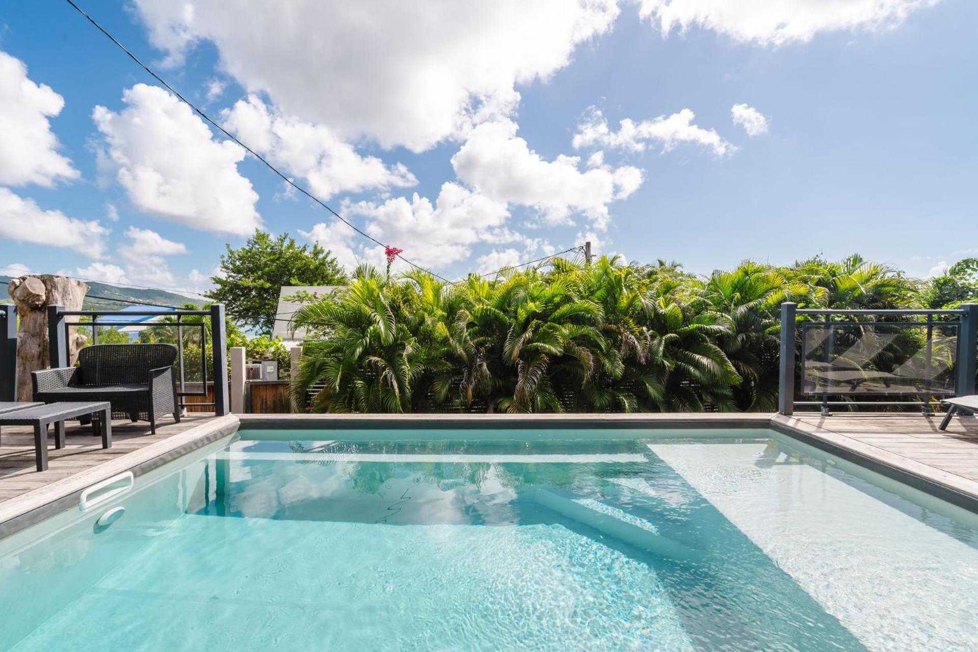 Villa Kaléna : 4 ch, plage à 50m, vue mer Le Diamant Extérieur photo