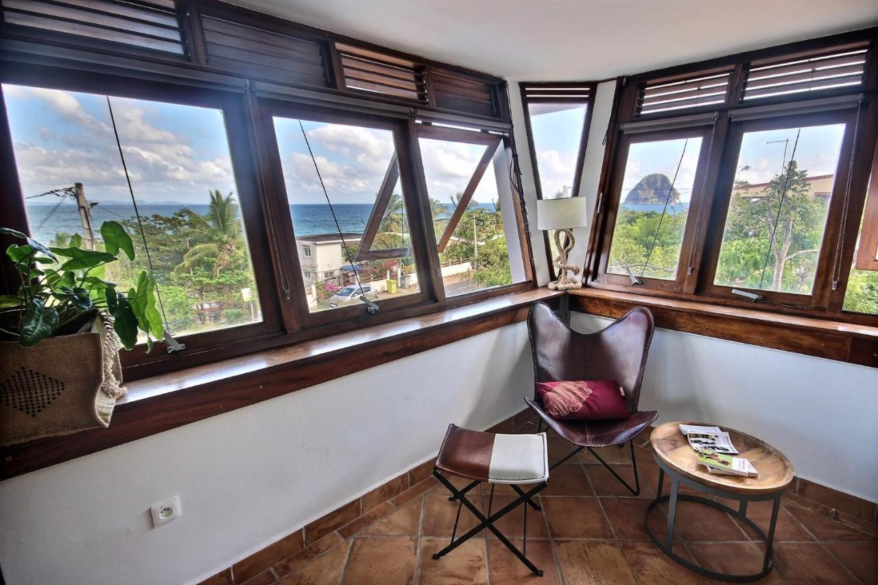 Villa Kaléna : 4 ch, plage à 50m, vue mer Le Diamant Extérieur photo